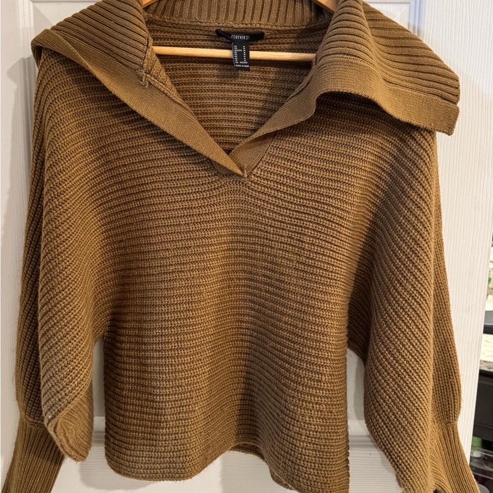 Forever 21 V-Neck Ribbed Sweater